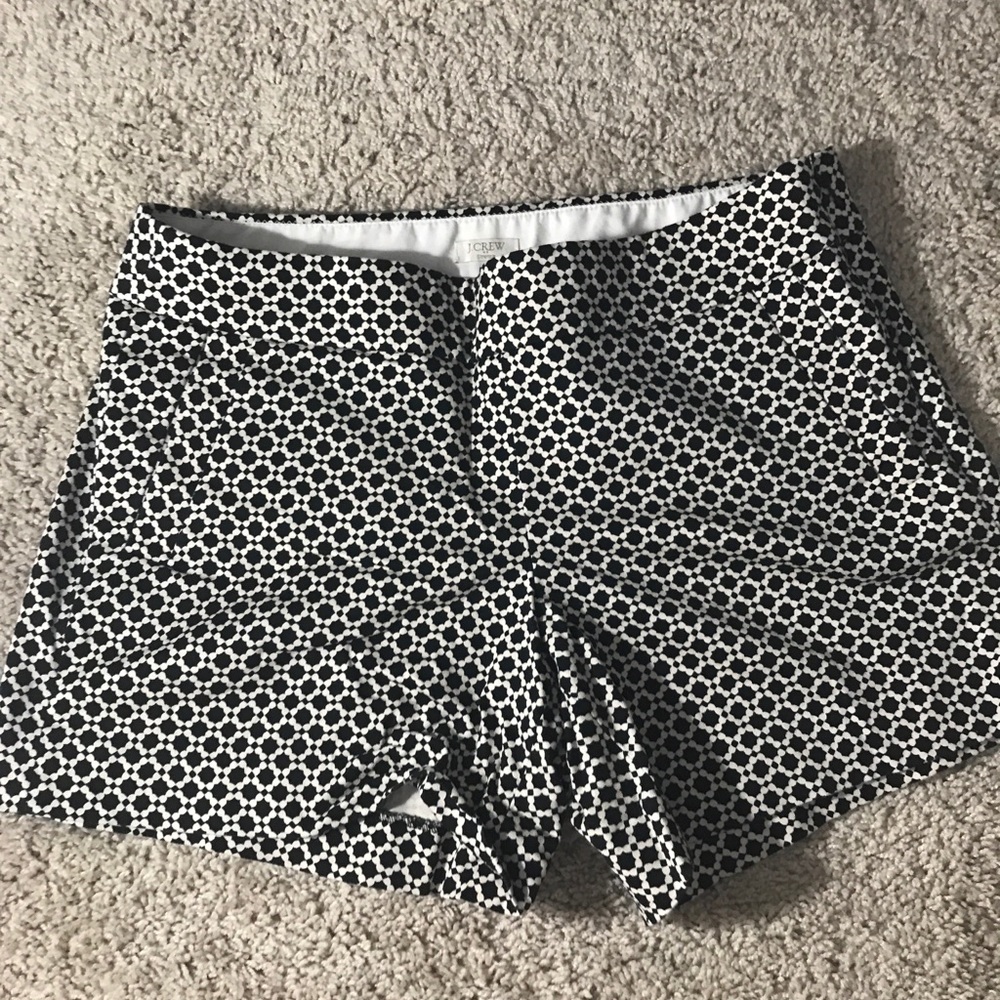 J. Crew print shorts size 8